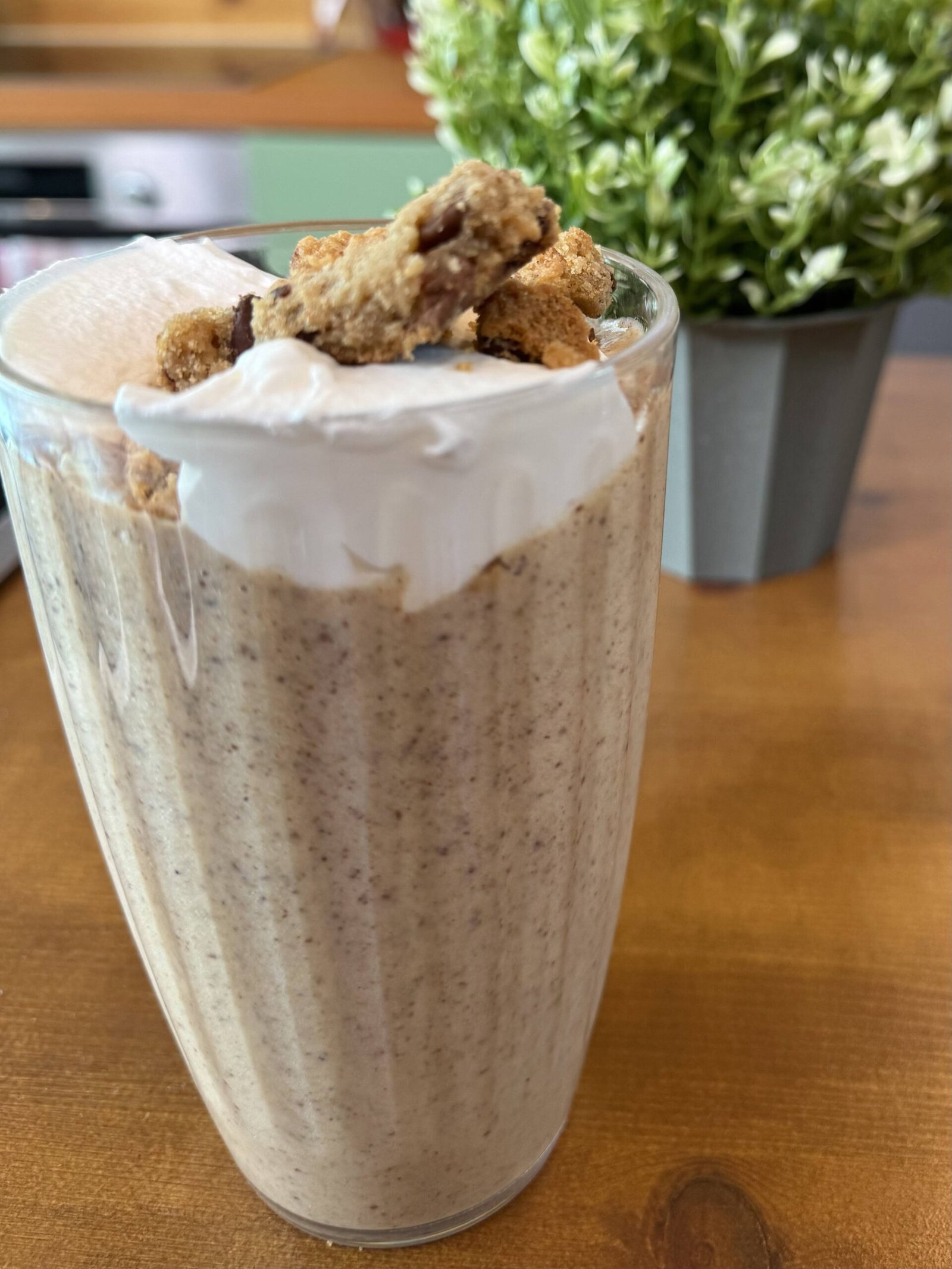 Milkshake με σοκολατένια soft cookies και μπανάνα