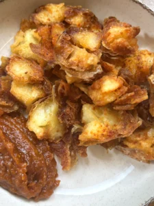 Crispy fried potatoes