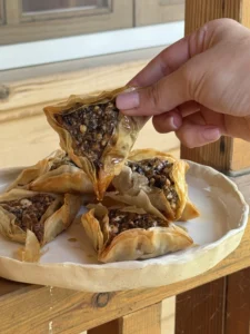 Crispy mushroom and cheese bites
