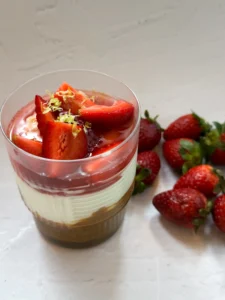 Cheesecake in a glass