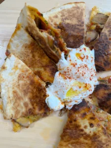 Quesadillas με μπριζόλα