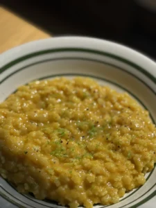 Creamy egg-lemon soup with star pasta