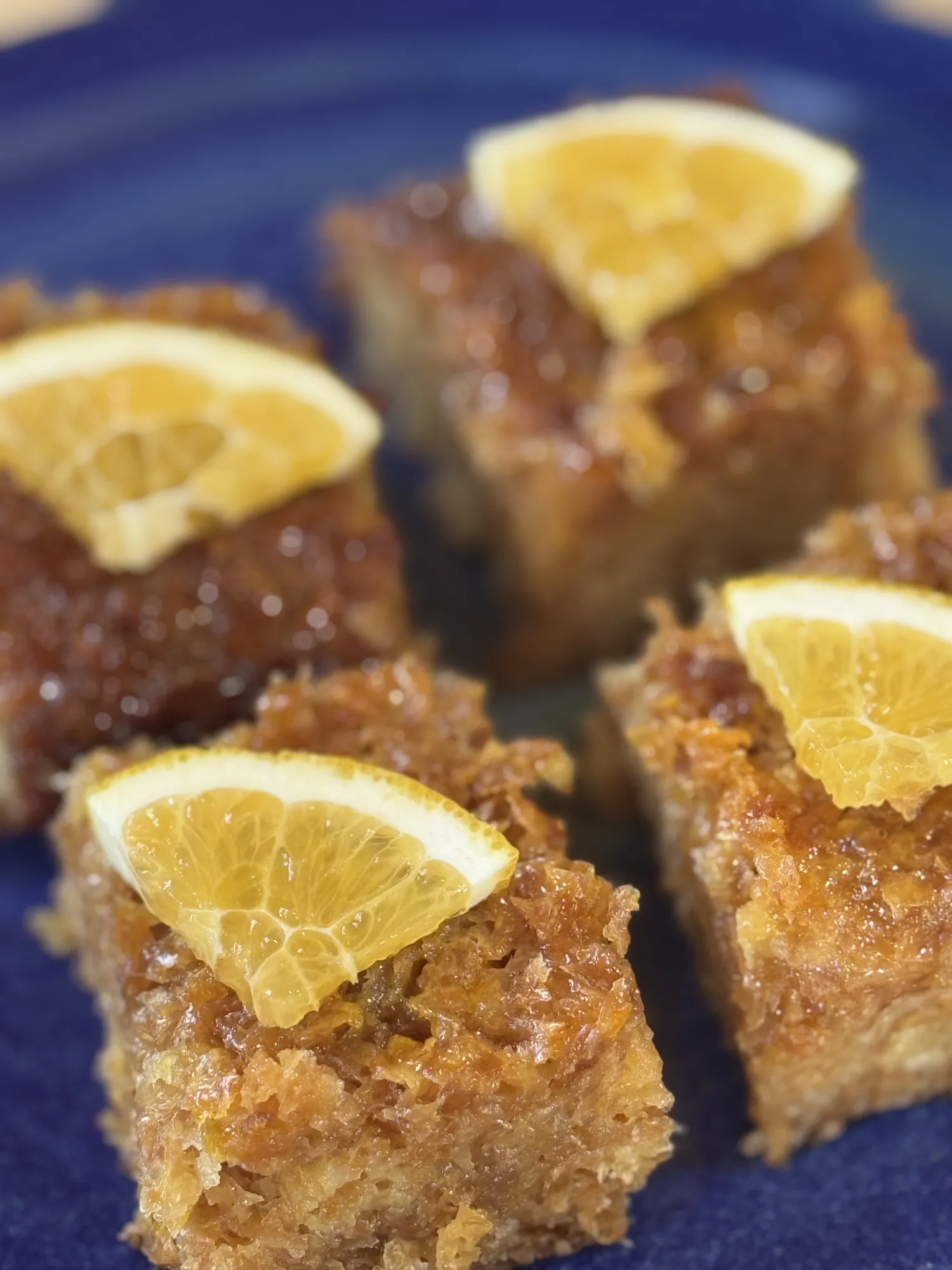 Fluffy Greek orange pie (Portokalopita)