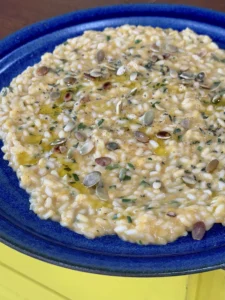 Pumpkin risotto