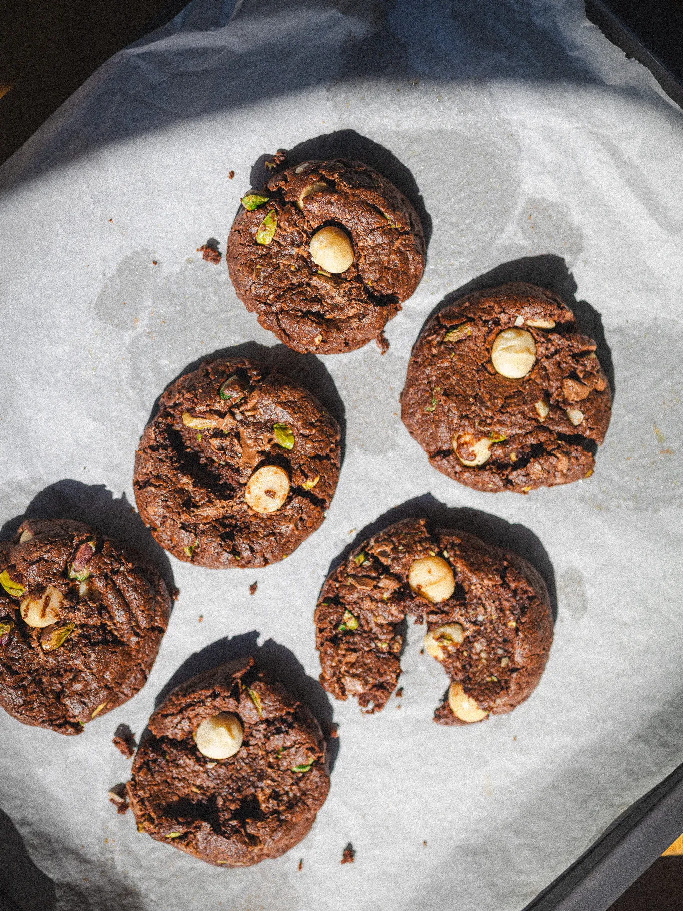 Chocolate American moist cookies