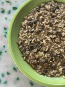 Mushroom risotto