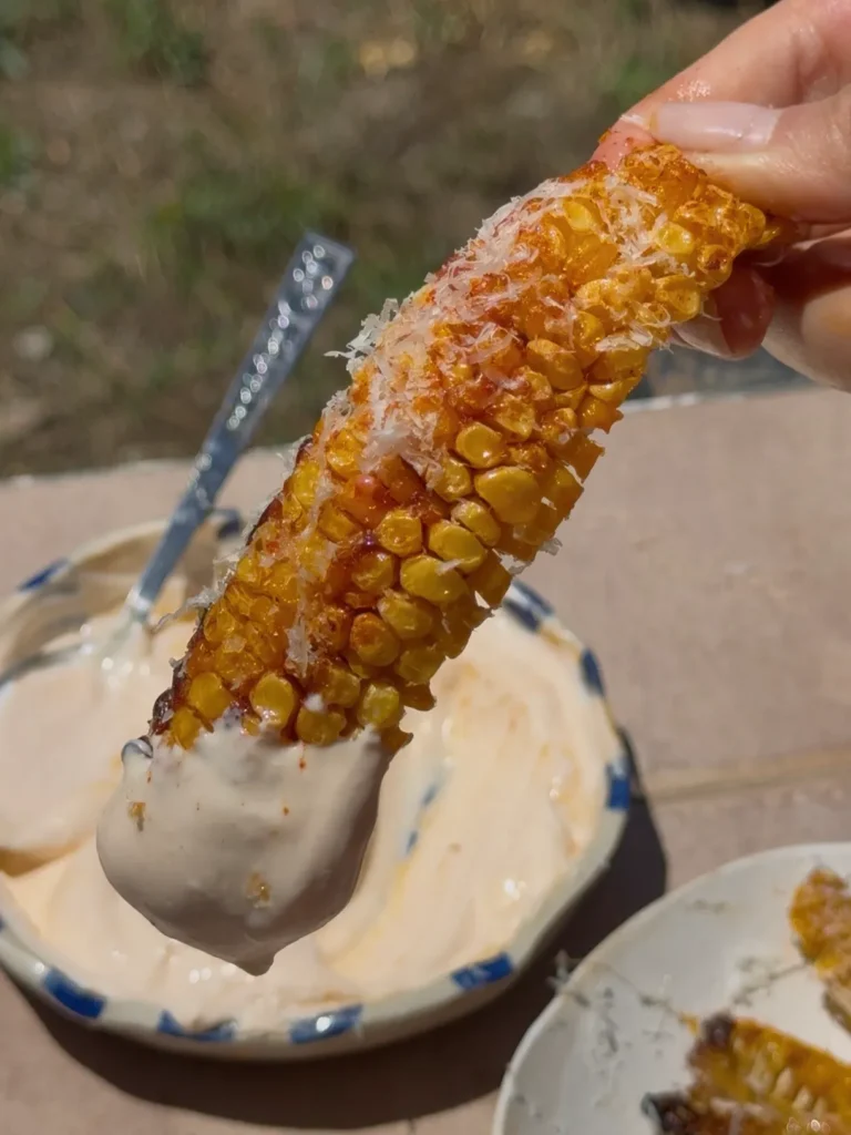 Corn Ribs με μαγιονέζα και λαιμ